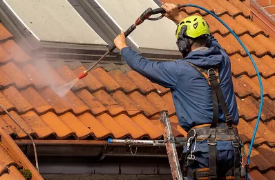 Démoussage et hydrofuge de toiture à Commensacq